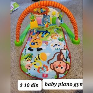 Baby piano play gym